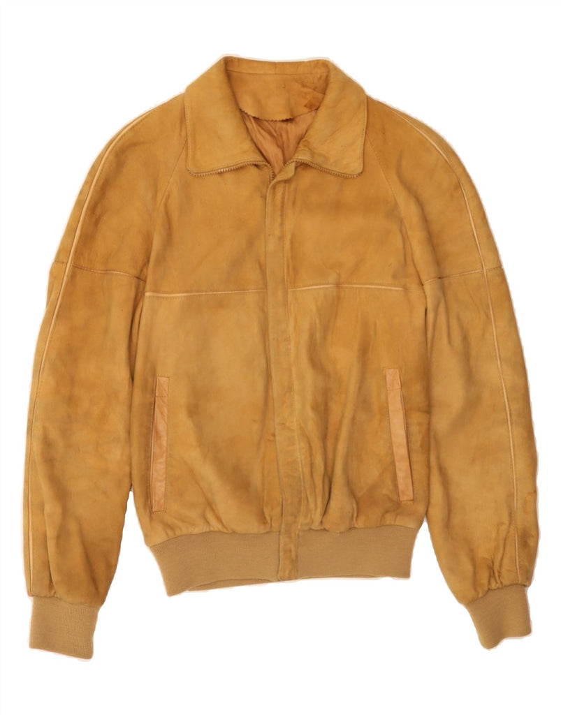JACKPOT Womens Suede Jacket UK 12 Medium Brown Leather Vintage Jackpot and Second-Hand Jackpot from Messina Hembry 