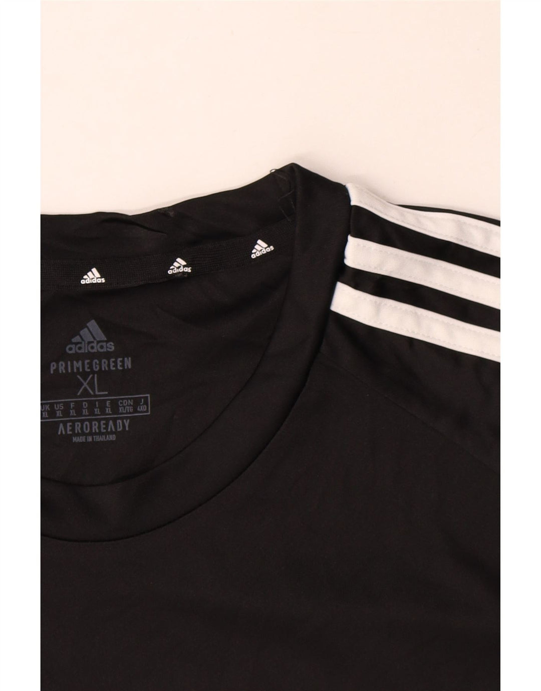Adidas Mens Aeroready T-Shirt Top XL Black Polyester