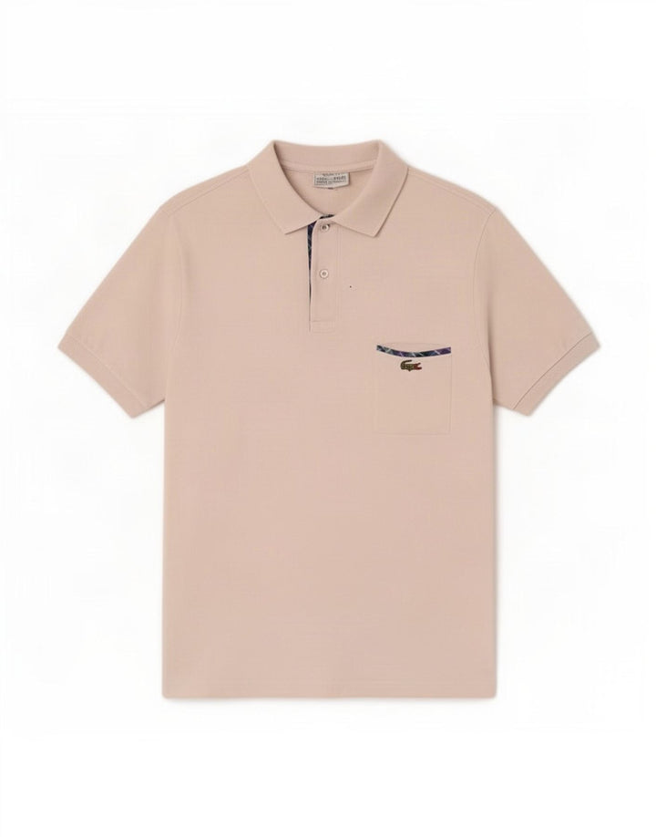 Lacoste Mens Polo Shirt Size 5 Large White Cotton