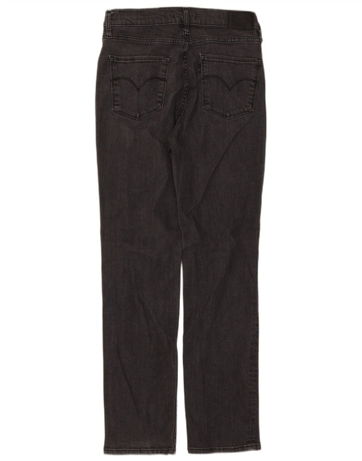 Levi's Womens 724 High Rise Straight Jeans W30 L30 Grey