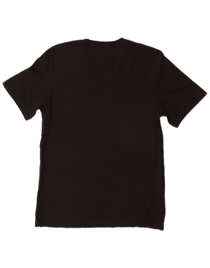 Hugo Boss Mens T-Shirt Top Large Black Cotton