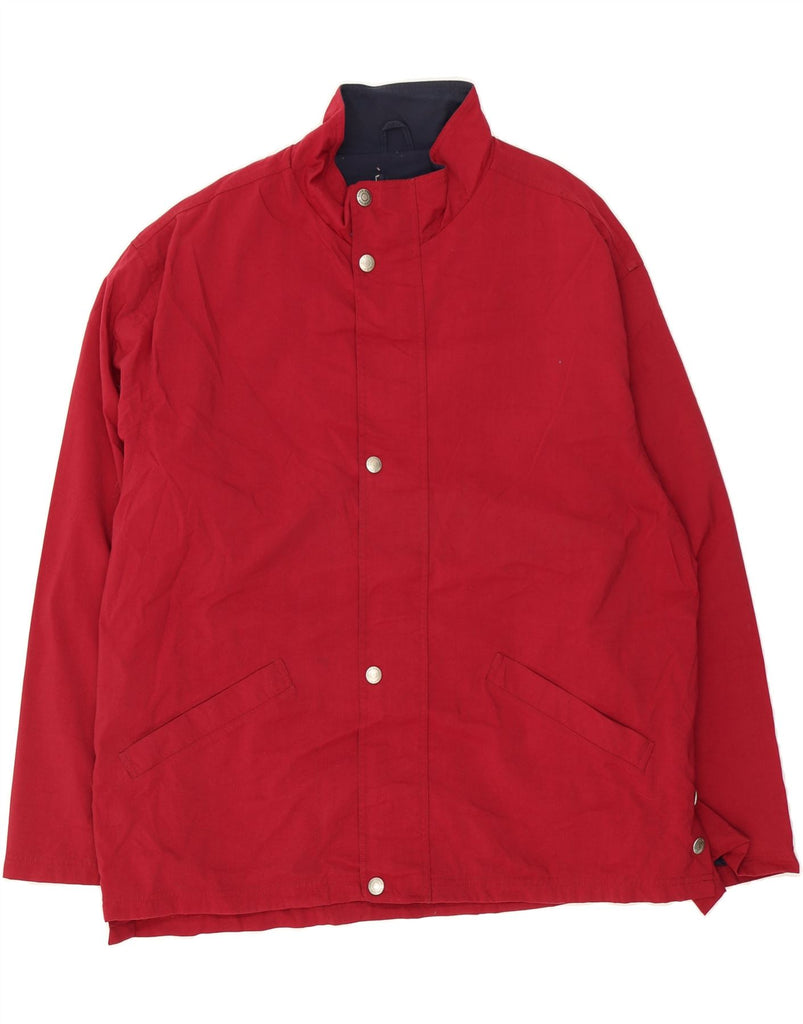 EDDIE BAUER Mens Bomber Jacket UK 42 XL Red Nylon Vintage Eddie Bauer and Second-Hand Eddie Bauer from Messina Hembry 
