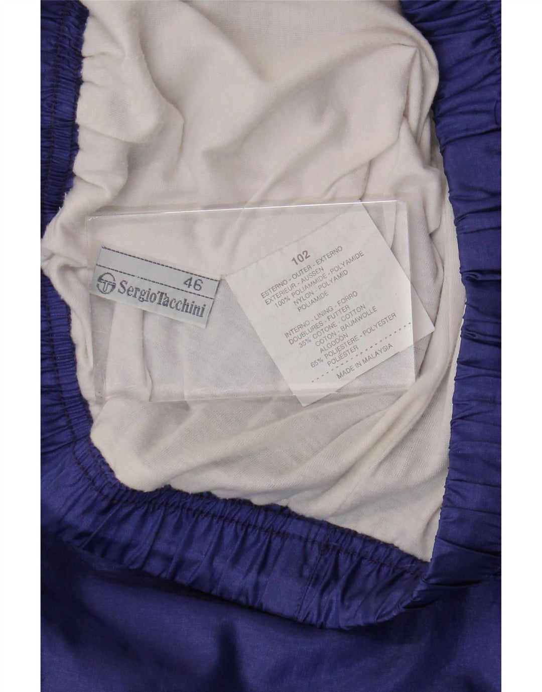 Sergio Tacchini Mens Full Tracksuit IT 46 Small  Blue Colourblock Polyamide