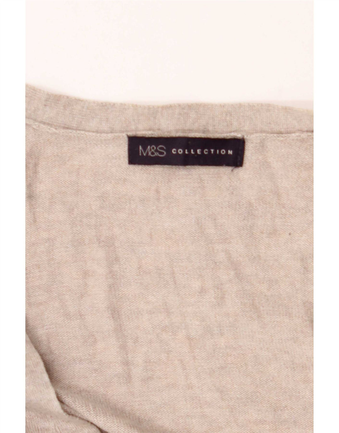 Marks & Spencer Womens Cardigan Sweater UK 14 Medium Grey