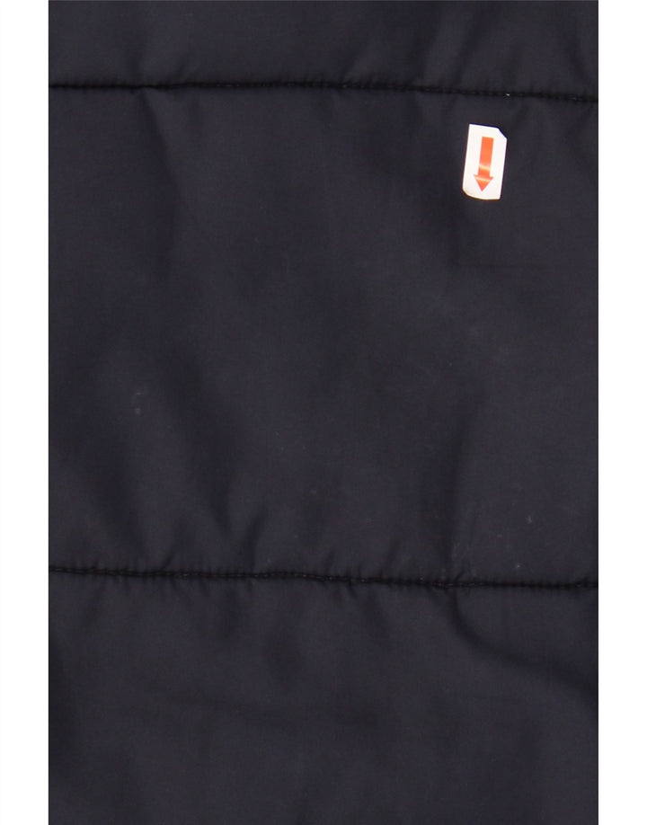 TOM JOULE Womens Padded Gilet UK 14 Large Navy Blue Polyester