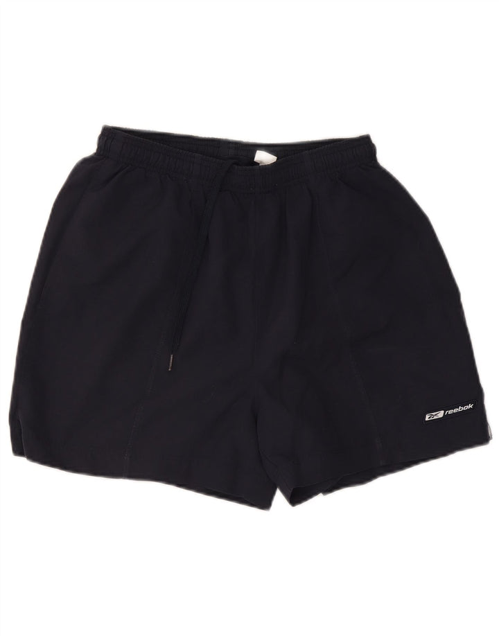 Reebok Mens Swimming Shorts Medium Navy Blue Polyester