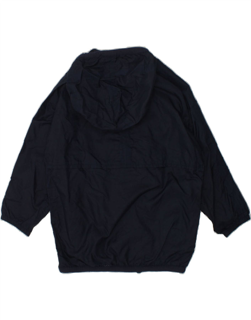 K-WAY Baby Boys Hooded Rain Jacket 18-24 Months Navy Blue Polyamide | Vintage K-Way | Thrift | Second-Hand K-Way | Used Clothing | Messina Hembry 