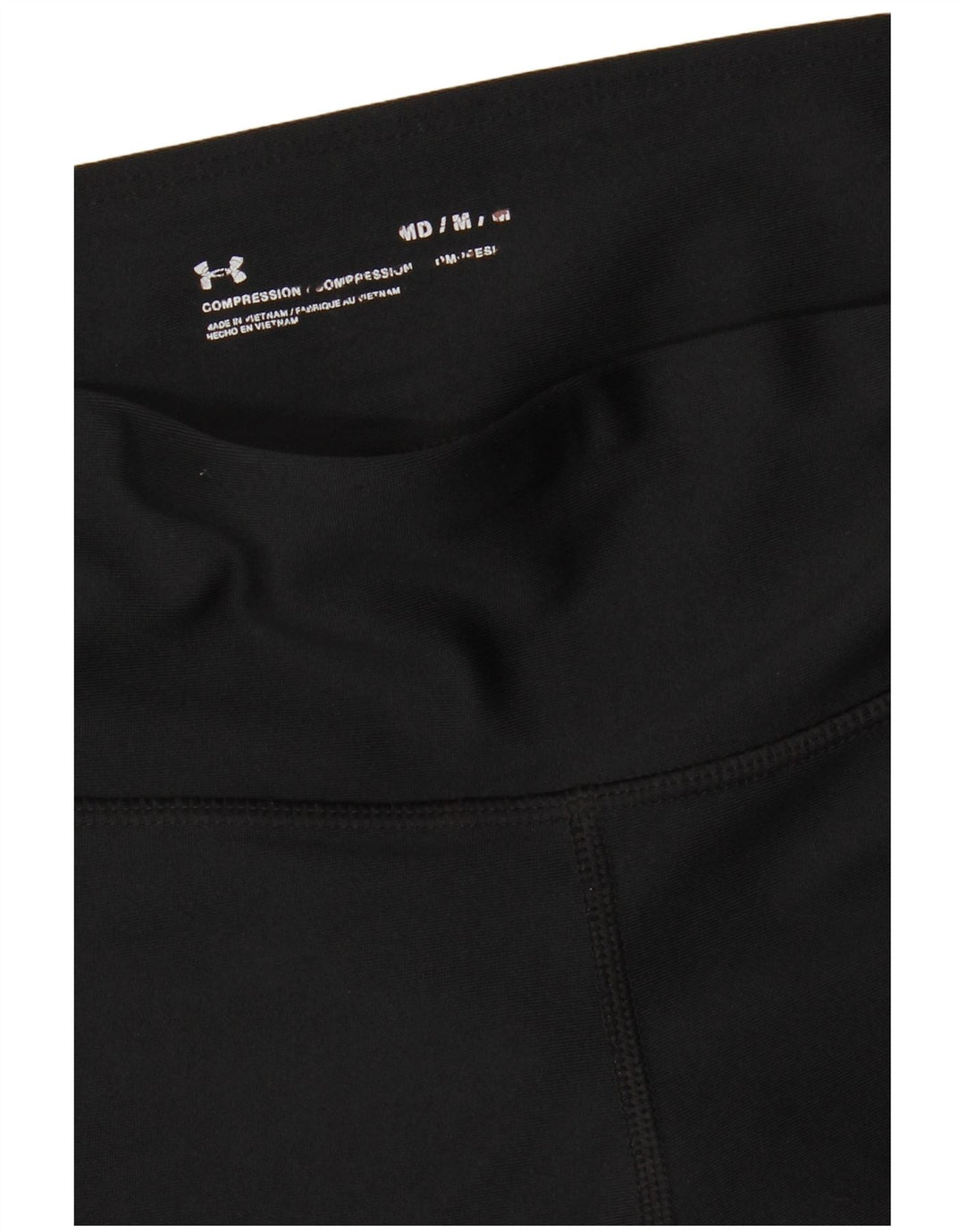 Under Armour Womens Graphic Leggings UK 12 Medium  Black