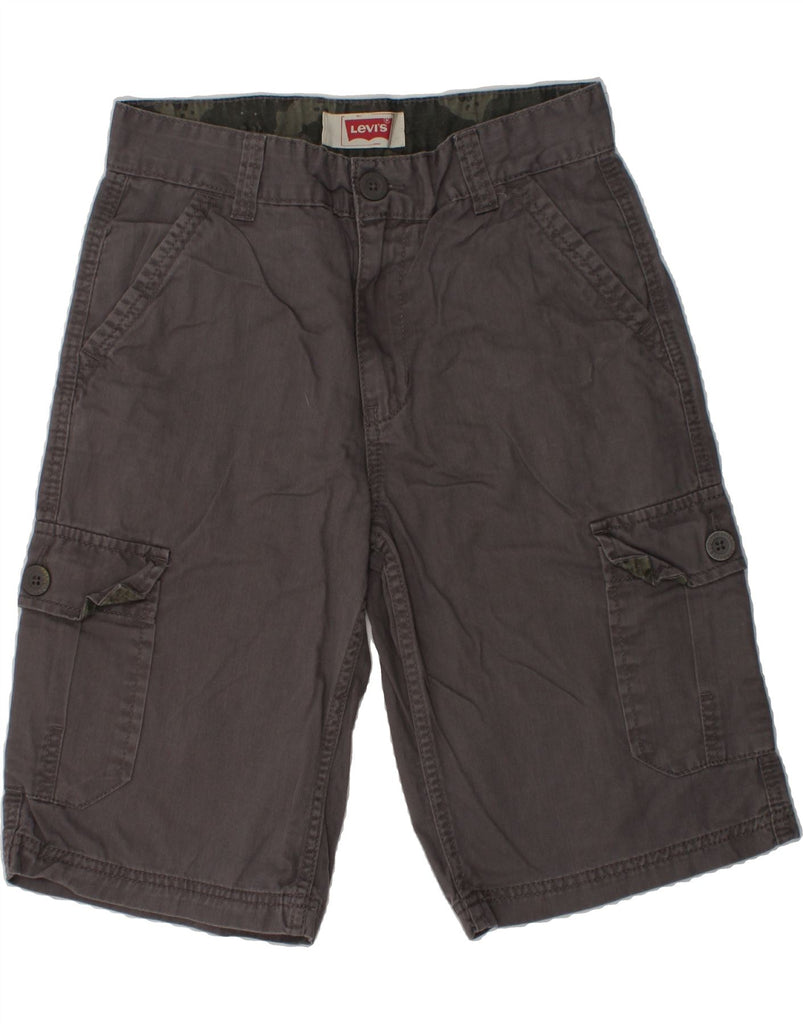 LEVI'S Boys Cargo Shorts 11-12 Years W26  Grey Cotton | Vintage Levi's | Thrift | Second-Hand Levi's | Used Clothing | Messina Hembry 