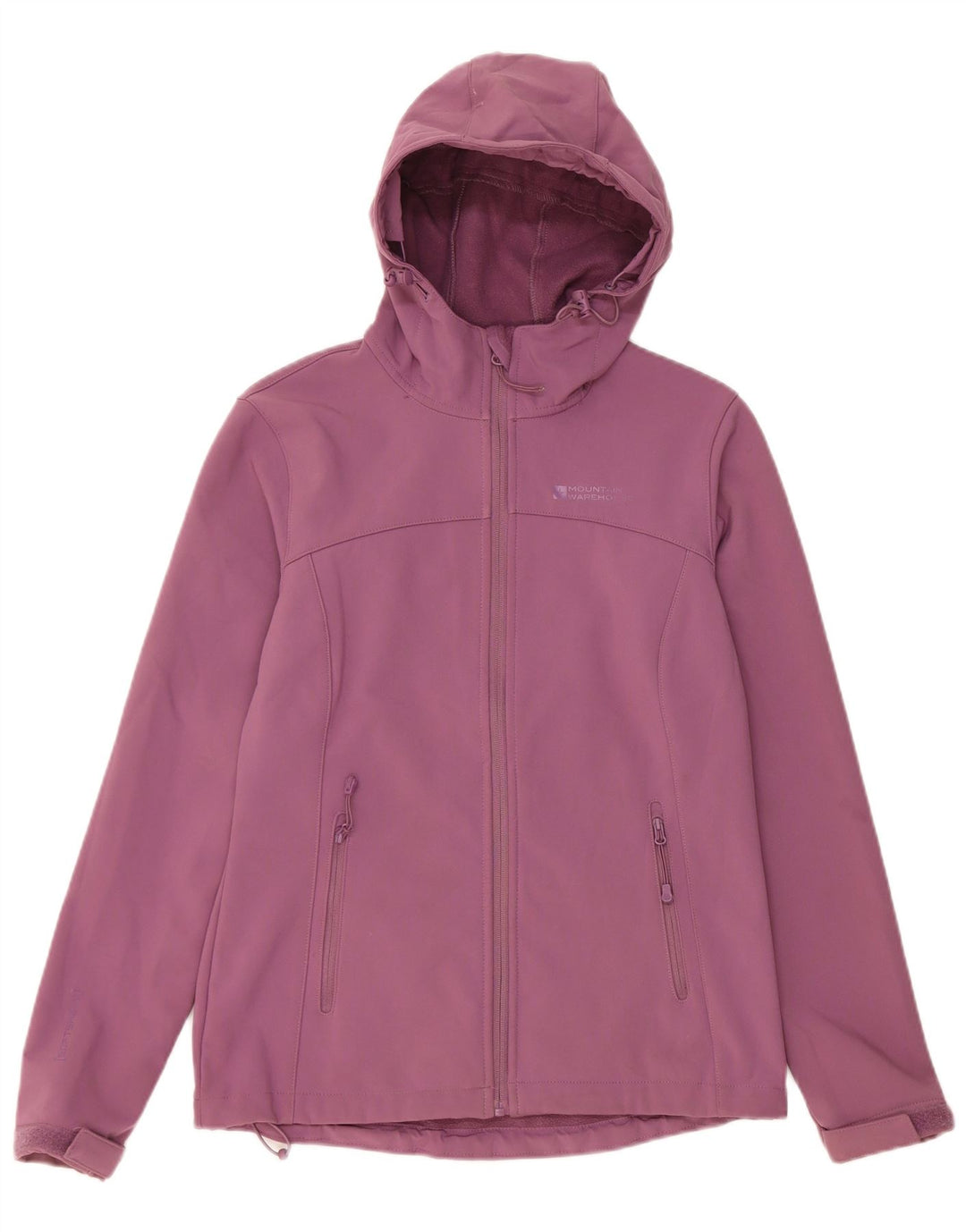 Mountain Warehouse Womens Hooded Windbreaker Jacket UK 8 Small Purple