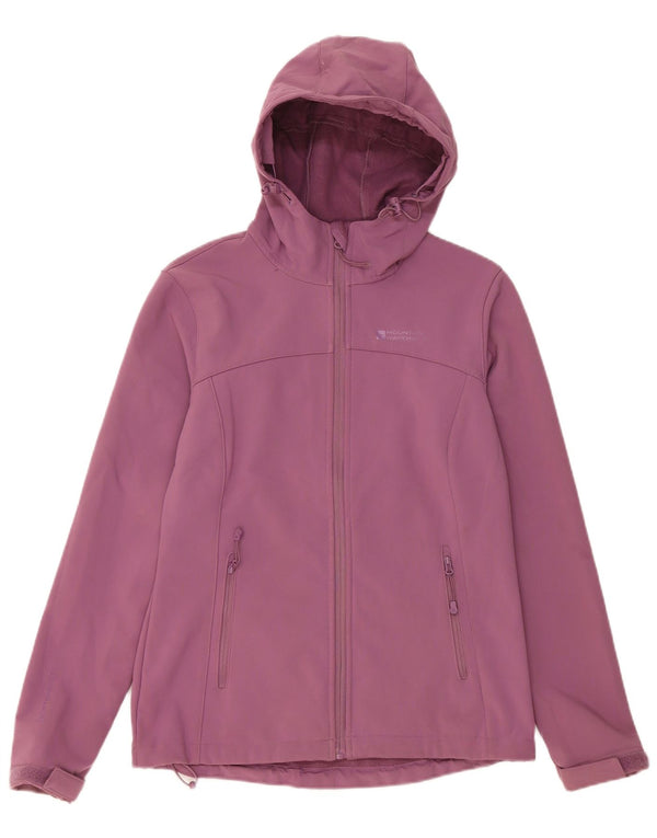 Mountain Warehouse Womens Hooded Windbreaker Jacket UK 8 Small Purple
