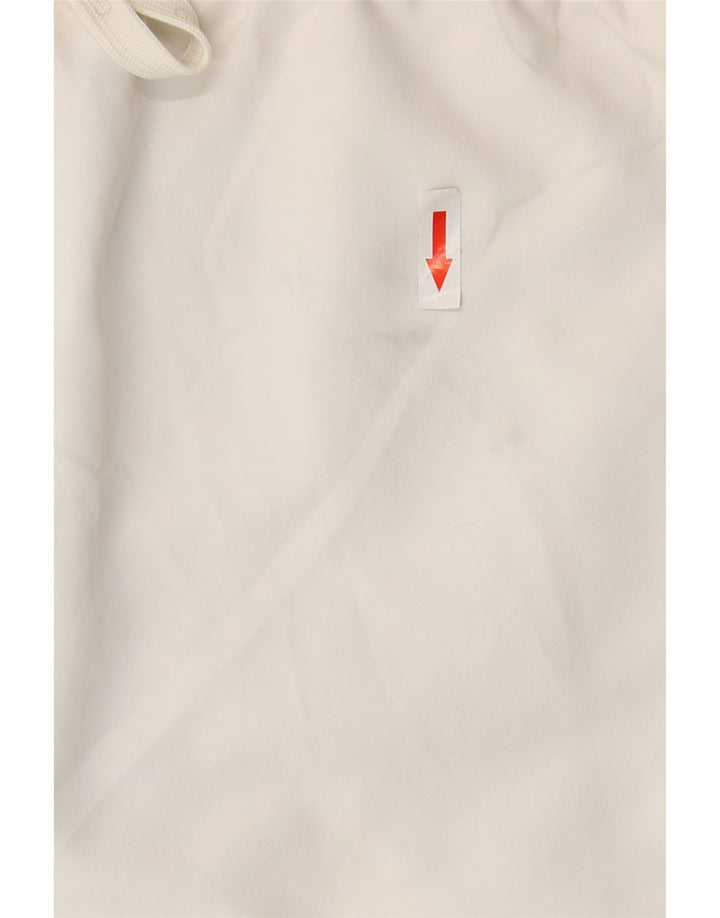 Calvin Klein Mens Graphic Swimming Shorts Large  White Polyester