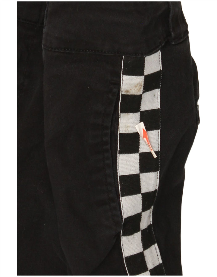 Dickies Womens Slim Chino Trousers US 9 Medium W29 L28 Black Geometric