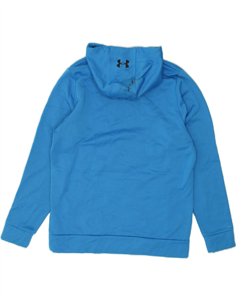 UNDER ARMOUR Mens Hoodie Jumper Medium Blue | Vintage Under Armour | Thrift | Second-Hand Under Armour | Used Clothing | Messina Hembry 