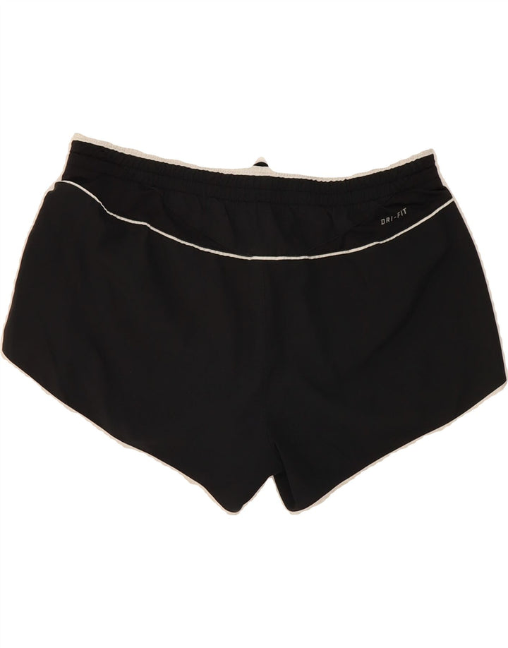 NIKE Womens Dri Fit Sport Shorts UK 10 Small Black Vintage Nike and Second-Hand Nike from Messina Hembry 