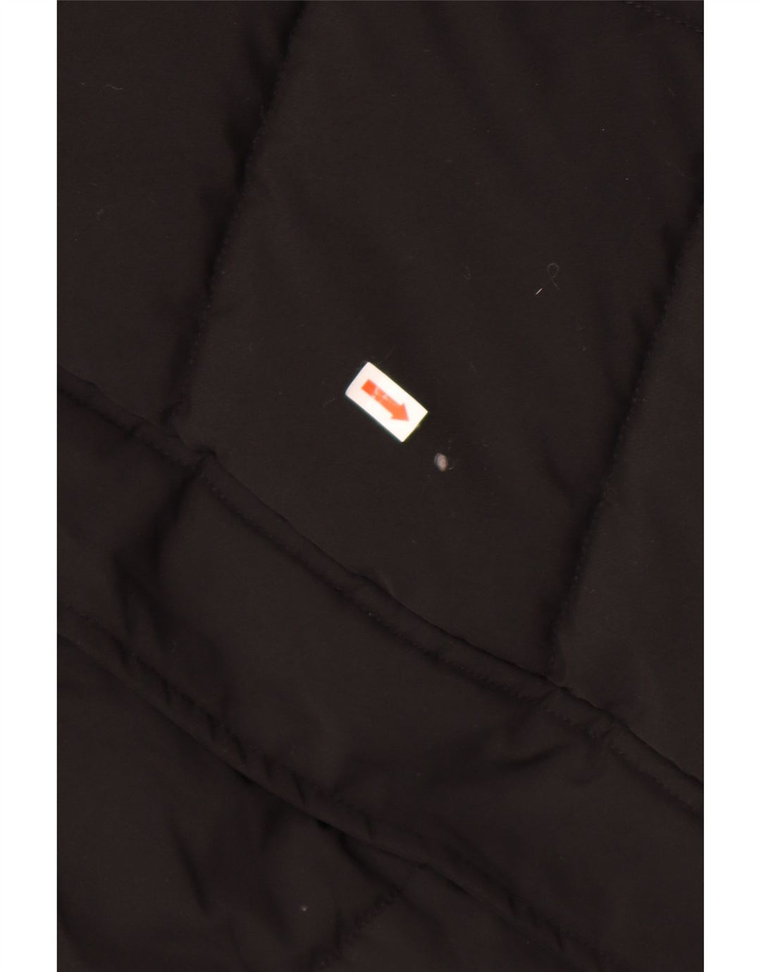 Superdry Womens Hooded Graphic Parka Jacket UK 14 Medium Black Winter
