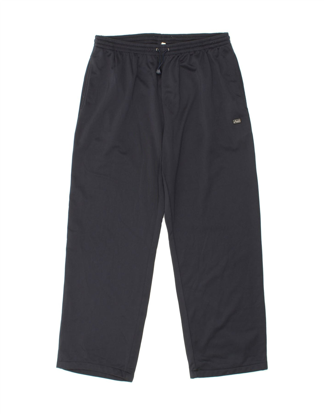 ASICS Mens Tracksuit Trousers Medium Black Vintage Asics and Second-Hand Asics from Messina Hembry 