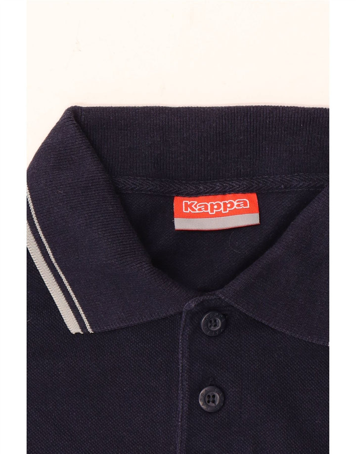 Kappa Mens Polo Shirt Medium Navy Blue