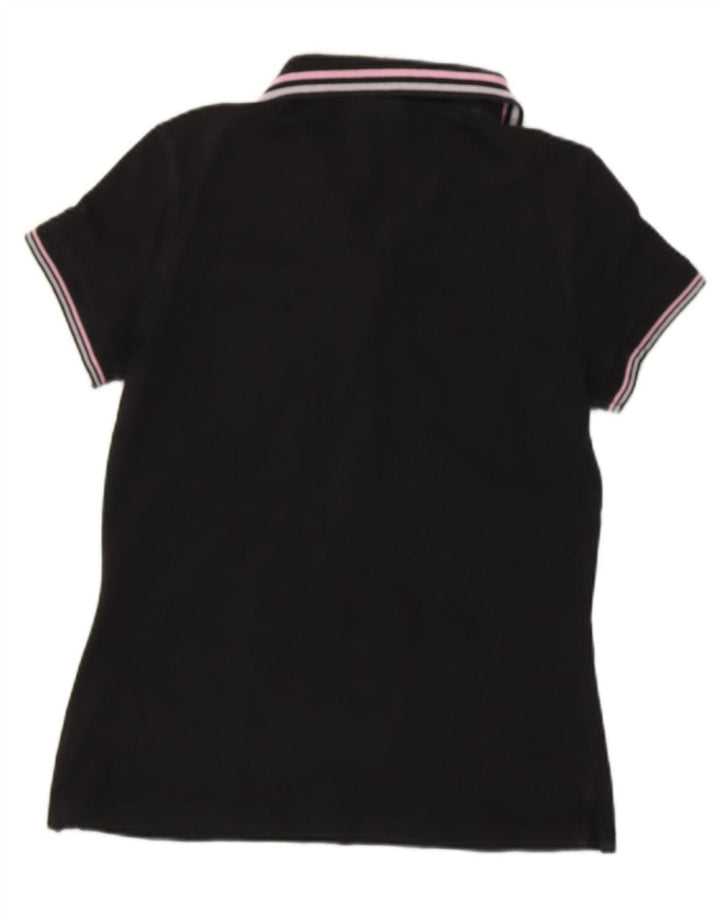 LOTTO Womens Polo Shirt UK 16 Large Black