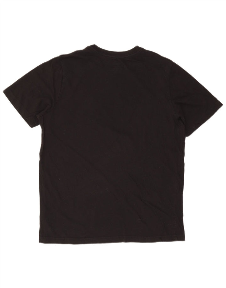 Puma Mens Graphic T-Shirt Top Large Black Cotton