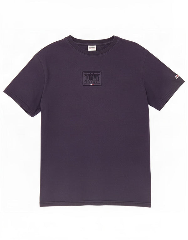 Tommy Hilfiger Mens Graphic T-Shirt Top Large Navy Blue Cotton