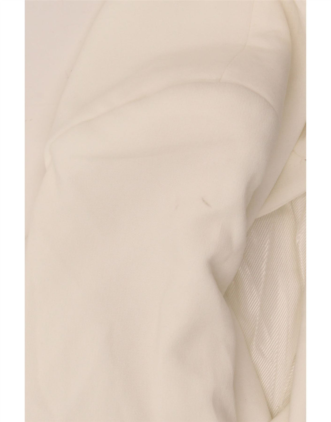 Zara Womens Open Oversized Blazer Jacket UK 6 XS White Polyester
