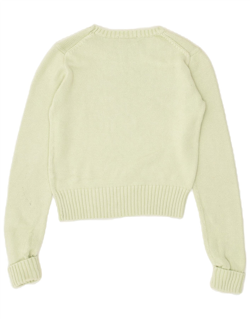 POLO RALPH LAUREN Girls Crew Neck Jumper Sweater 7-8 Years Large Green | Vintage Polo Ralph Lauren | Thrift | Second-Hand Polo Ralph Lauren | Used Clothing | Messina Hembry 