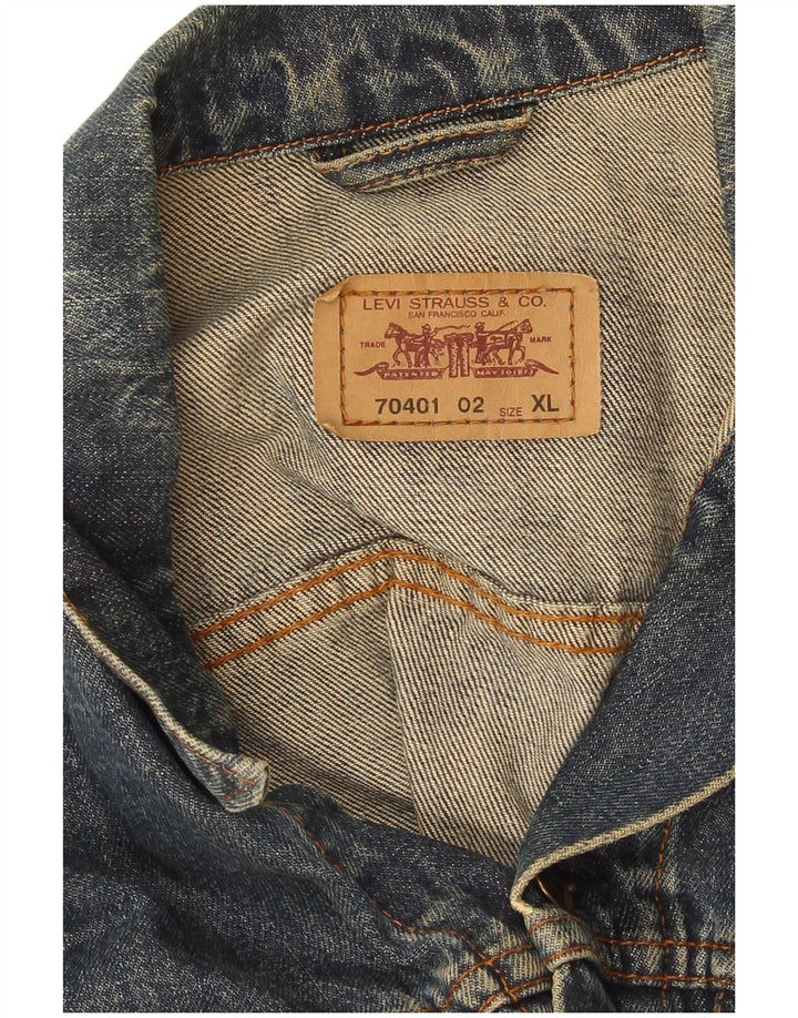 Levi's Womens Denim Jacket UK 18 XL Blue