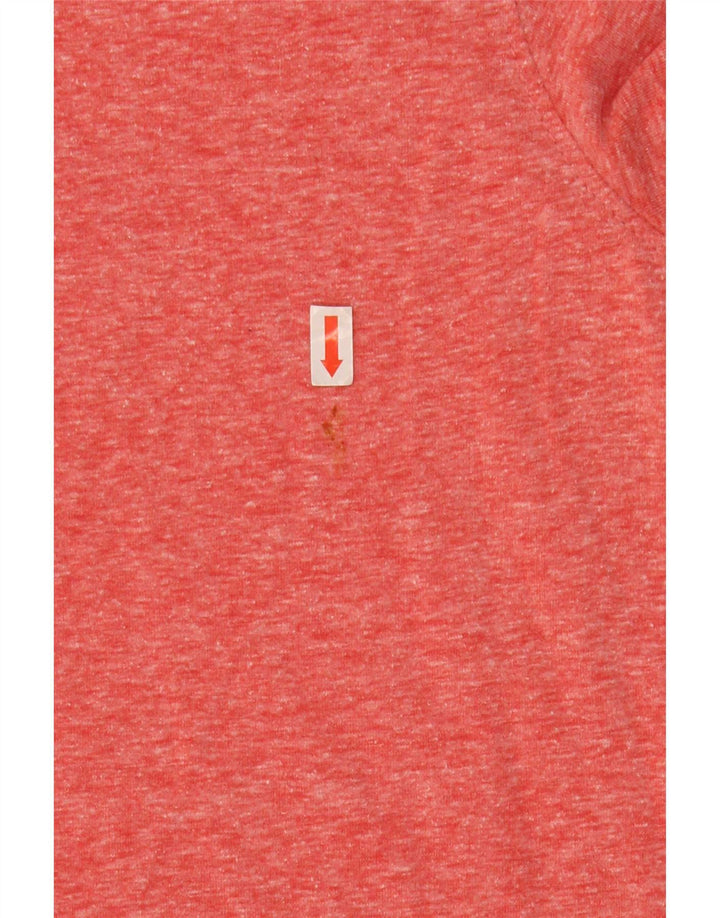 Tommy Hilfiger Mens Regular Fit T-Shirt Top XL Red Flecked Polyester