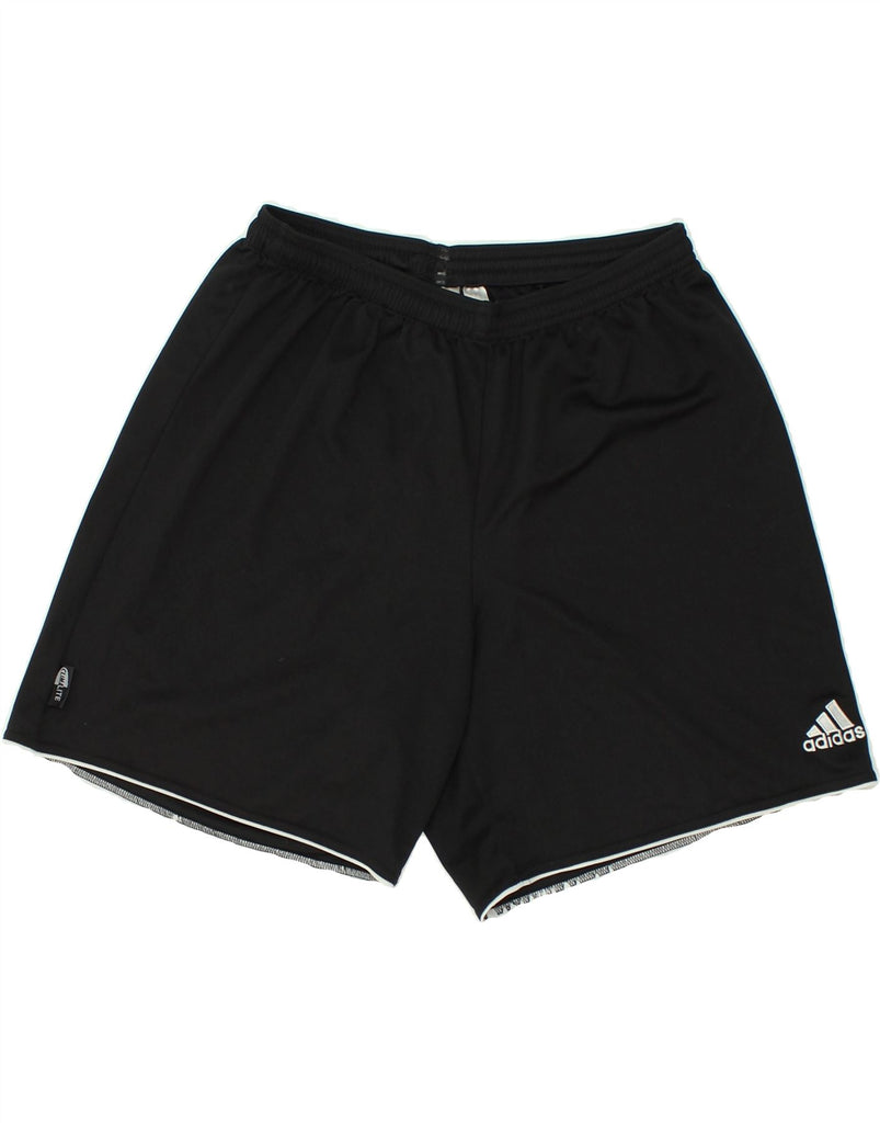 ADIDAS Mens Sport Shorts XL Black Polyester | Vintage Adidas | Thrift | Second-Hand Adidas | Used Clothing | Messina Hembry 