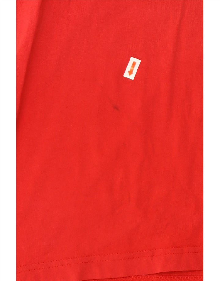 Tommy Hilfiger Womens T-Shirt Top 2XL Red Cotton