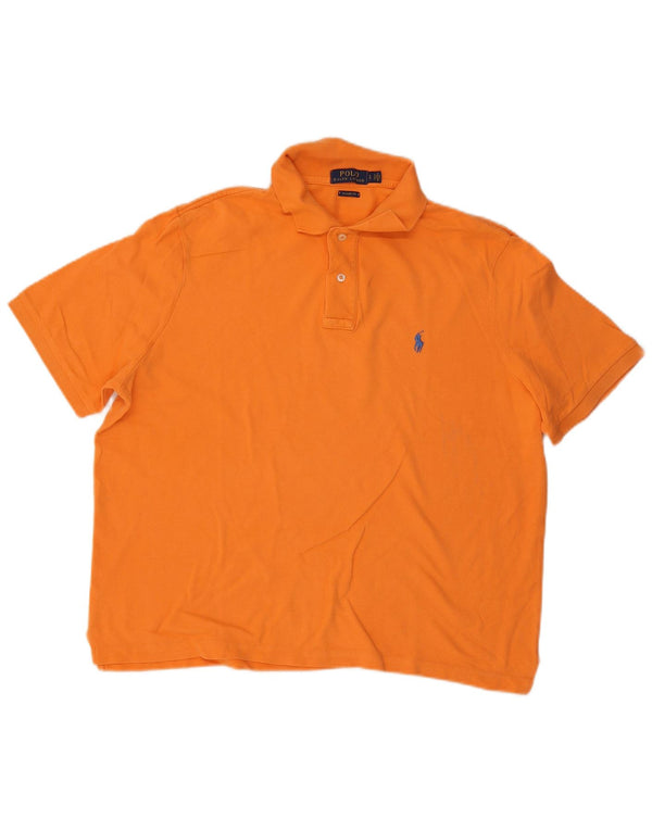 Polo Ralph Lauren Mens Classic Fit Polo Shirt Large Orange