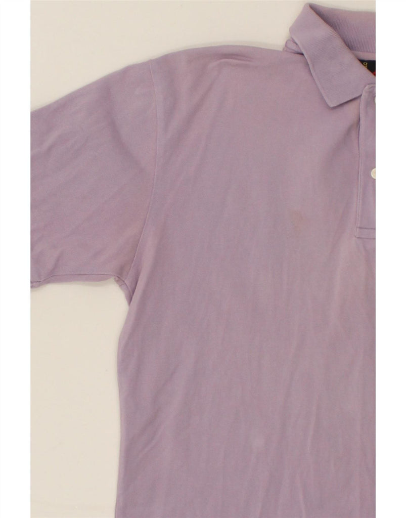 KAPPA Mens Polo Shirt Medium Purple Cotton Vintage Kappa and Second-Hand Kappa from Messina Hembry 