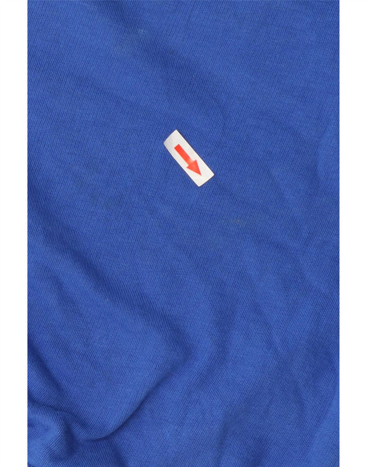 Marks & Spencer Womens Sweatshirt Jumper UK 12 Medium Blue Cotton