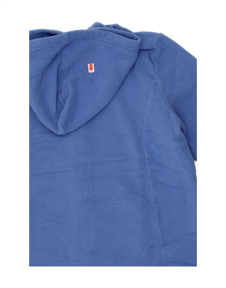 L.L.BEAN Womens Hooded Fleece Jacket UK 16 Large Blue Polyester Vintage L.L.Bean and Second-Hand L.L.Bean from Messina Hembry 
