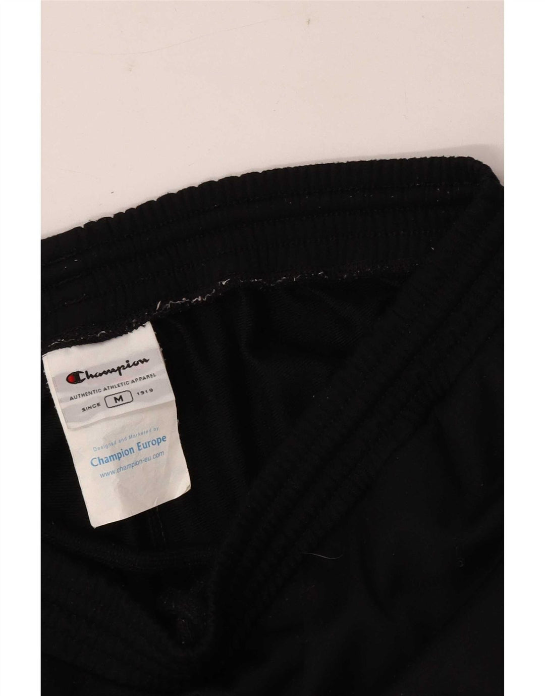 Champion Mens Tracksuit Trousers Joggers Medium Black Polyester