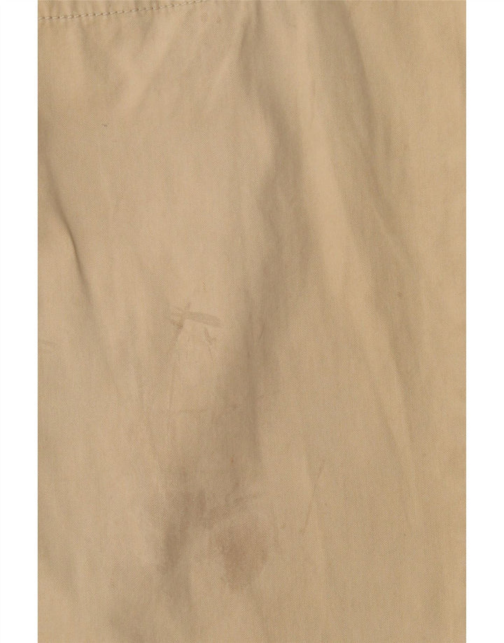 Murphy & Nye Womens Straight Cargo Trousers W30 L30 Beige Cotton