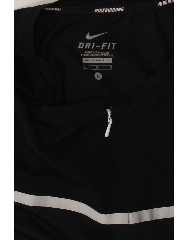 Nike Womens Dri Fit Vest Top UK 16 Large Black