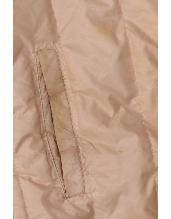 Fay Womens Hooded Padded Jacket UK 14 Large Pink Synthetic