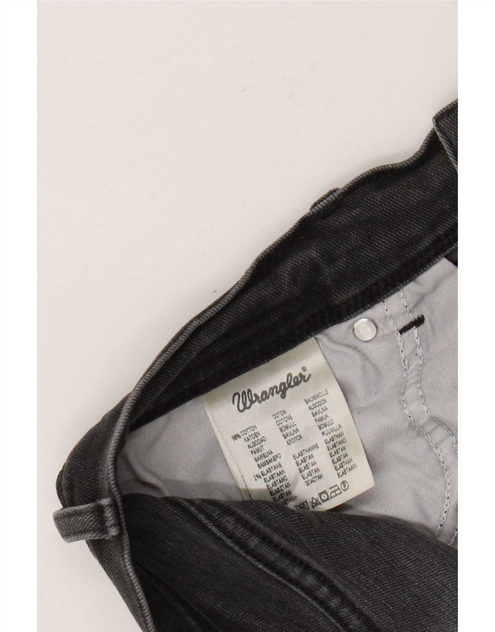 Wrangler Mens Texas Straight Jeans W33 L32 Grey Cotton