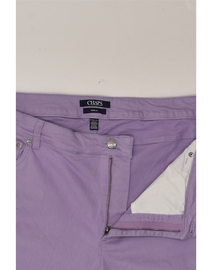 CHAPS Womens Slim Jeans W44 L28  Purple Cotton | Vintage Chaps | Thrift | Second-Hand Chaps | Used Clothing | Messina Hembry 