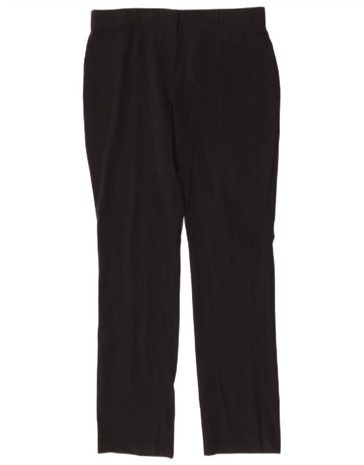 Marks & Spencer Womens Modern Slim Suit Trousers UK 12 Medium W30 L31 Black