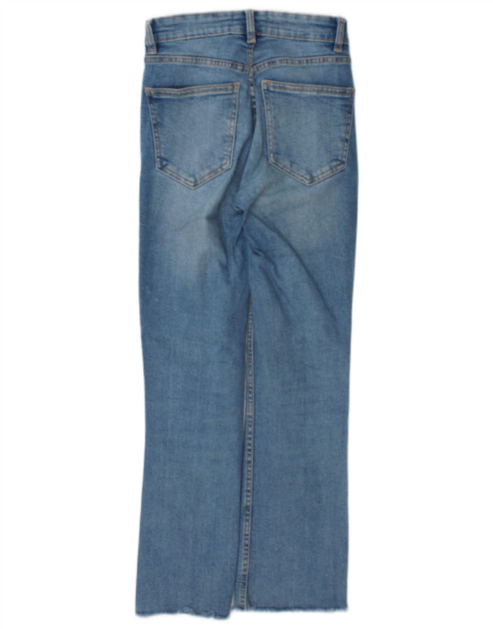 Zara Womens Bootcut Jeans EU 34 2XS W24 L26 Blue Cotton