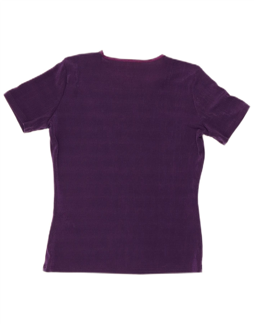 ST. BERNARD Womens T-Shirt Top UK 14 Large Purple Polyester