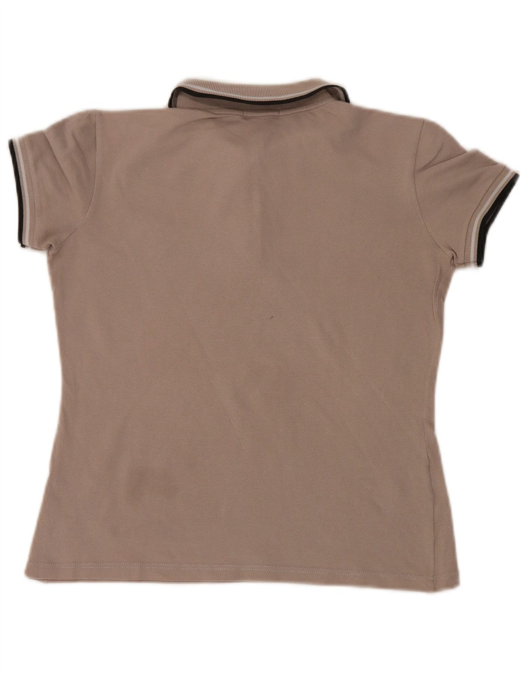 Fred Perry Womens Polo Shirt UK 12 Medium Grey Cotton