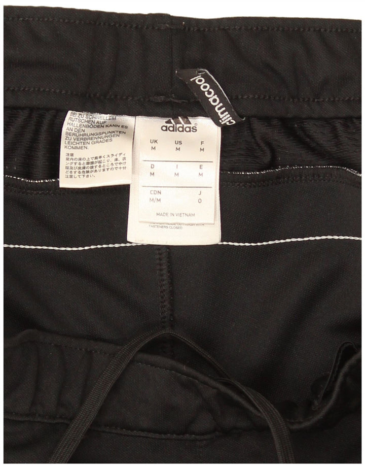 Adidas Mens Climacool Tracksuit Trousers Medium Black Colourblock Polyester