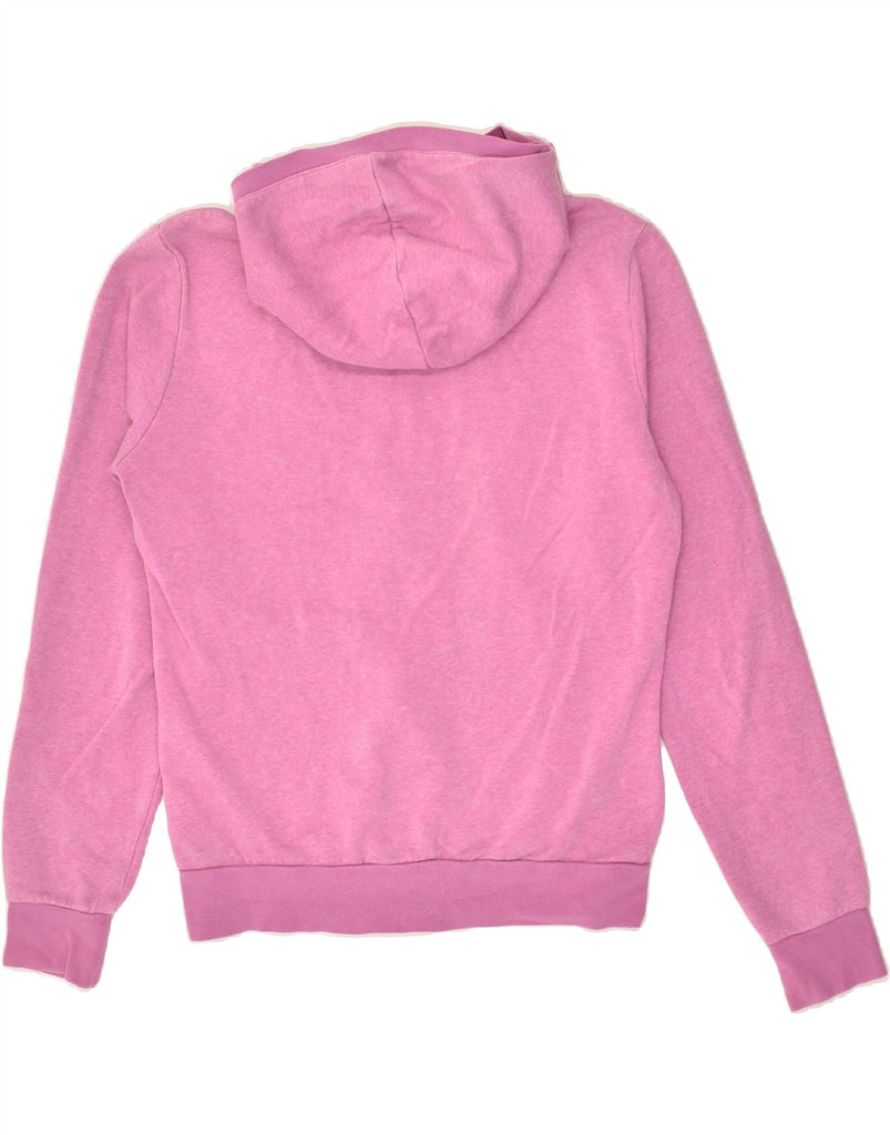 ADIDAS Womens Zip Hoodie Sweater UK 14 Large  Pink Cotton | Vintage Adidas | Thrift | Second-Hand Adidas | Used Clothing | Messina Hembry 