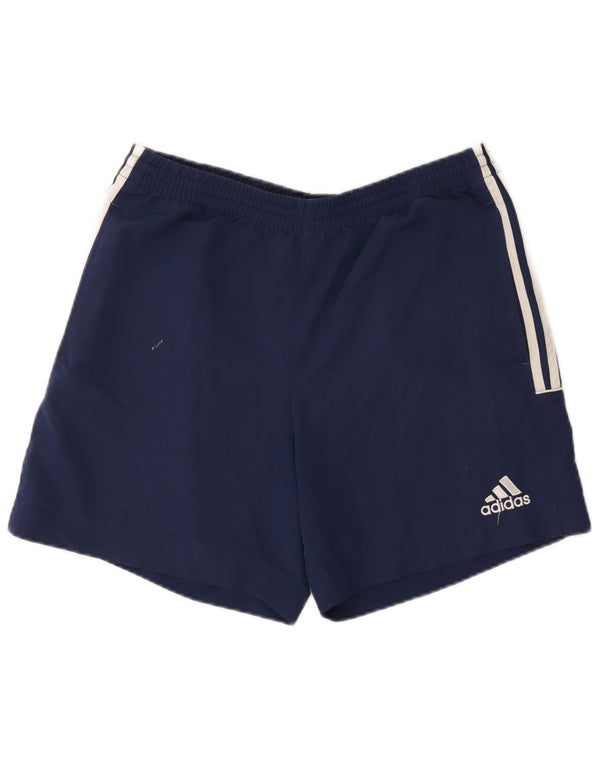 Adidas Mens Sport Shorts Large Navy Blue Polyester