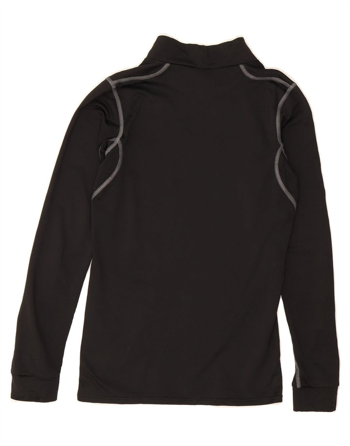 NIKE Girls Top Long Sleeve 15-16 Years XL  Black Polyester Vintage Nike and Second-Hand Nike from Messina Hembry 