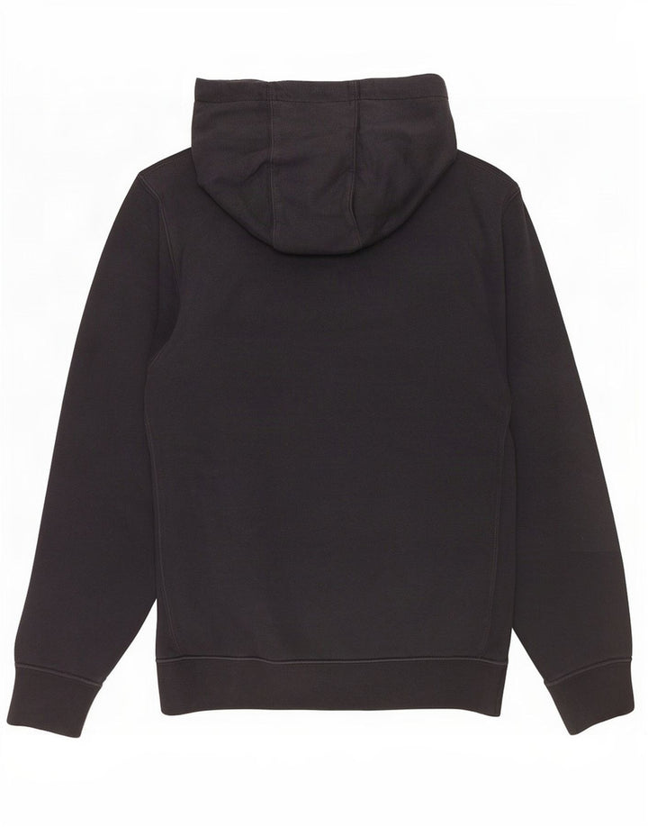Nike Mens Graphic Hoodie Jumper Small Black Cotton